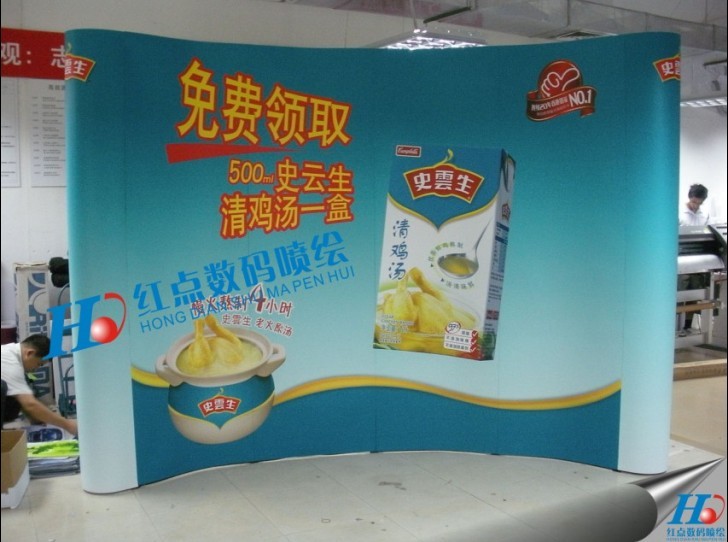 拉網(wǎng)展架噴繪，直型拉網(wǎng)展架噴繪，弧型拉網(wǎng)展架噴繪，彈簧弧型拉網(wǎng)展架噴繪，鐵質(zhì)拉網(wǎng)展架噴繪，鋁合金拉網(wǎng)展架噴繪 彈簧式拉網(wǎng)展架噴繪 出口型拉網(wǎng)展架噴繪